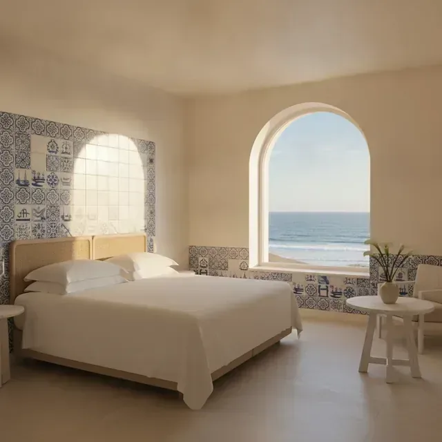 Quarto Pacífico com vista para o oceano Atlântico